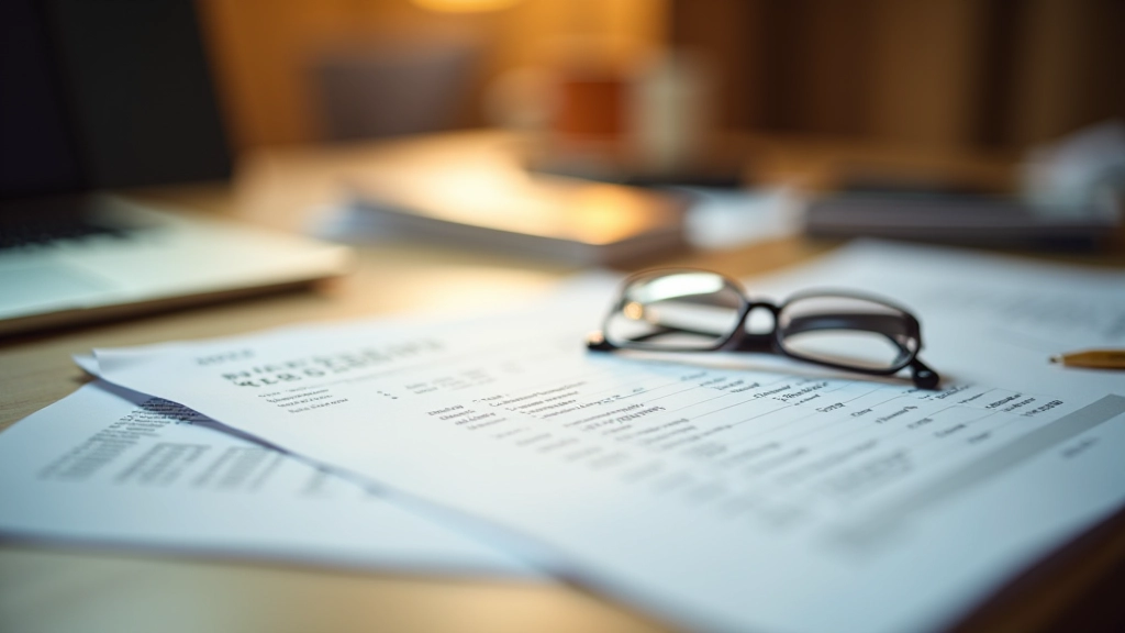 Closeup of bank statement showing itemized fees and charges with red highlighting